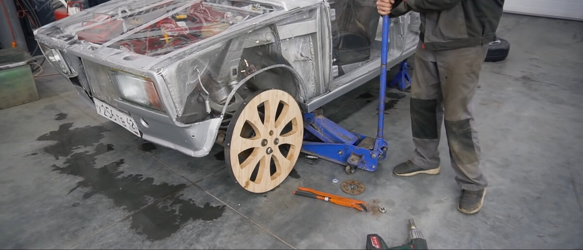 Самодельные колеса из дерева