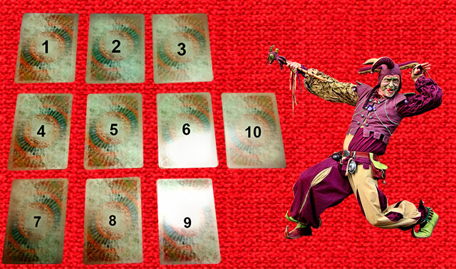 10 карт из колоды "Мудрость Шута" для Овнов - Выбери свою карту и запомни номер.