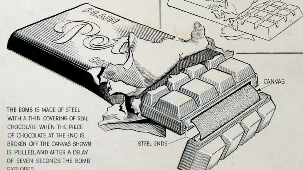 Как Нацисты хотели убить Уинстона Черчилля, используя взрывную шоколадку