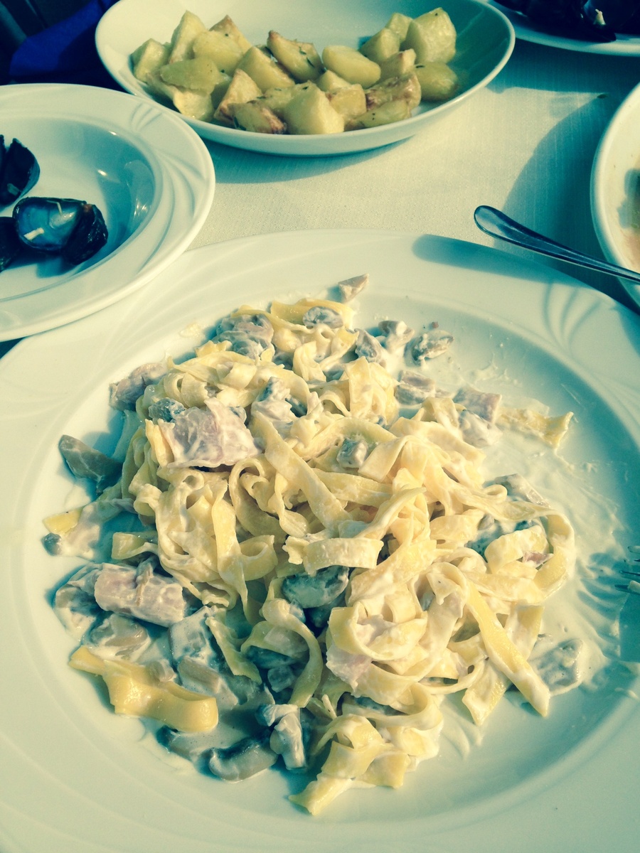 Паста карбонара 