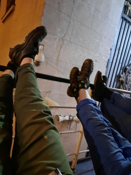 Танкер "Япет". Навигация-2021. Перерыв в палубных работах. Фото Даниил Зубов