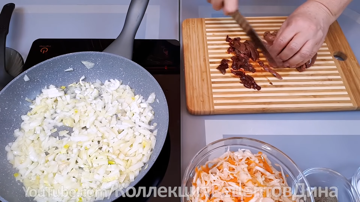 Заливной пирог с капустой