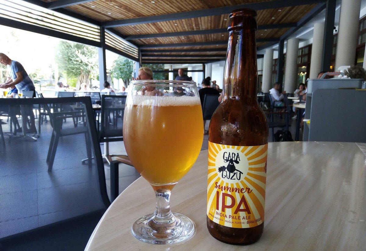  «Summer IPA» в бокале. Фото автора