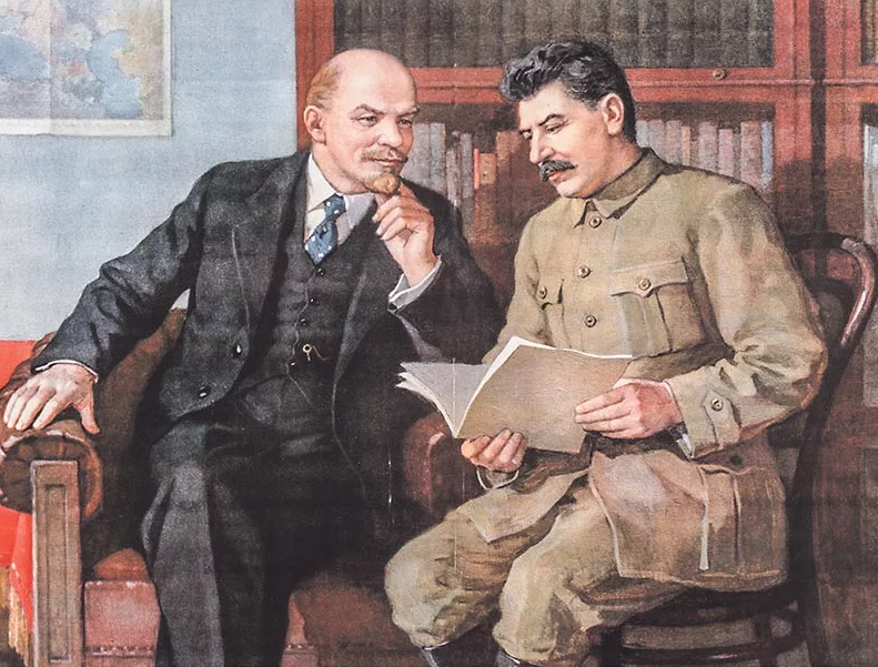 Н. Баскаков «Ленин и Сталин в Смольном» 