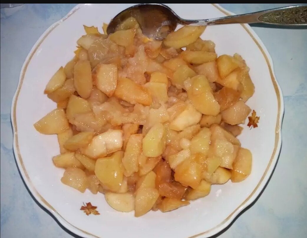 Заготовка на зиму яблочной начинки для пирогов 🍎🍏