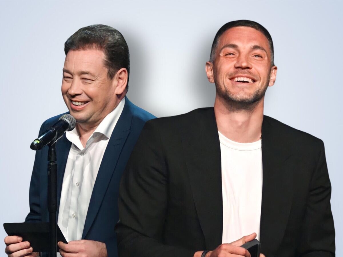    Леонид Слуцкий и Артем Дзюба© Иллюстрация РИА Новости . РИА Новости / Алексей Филиппов