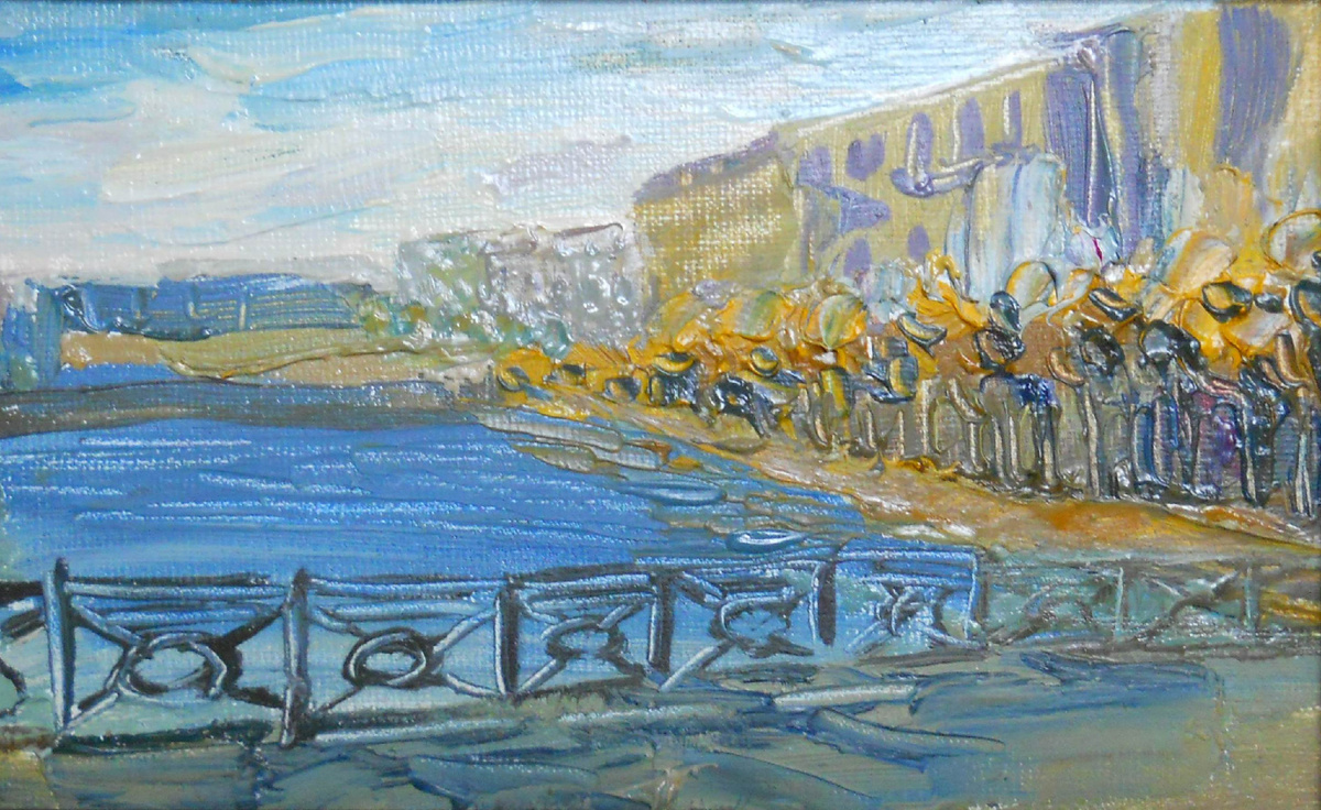 "Набережная"            картон.масло       10х16