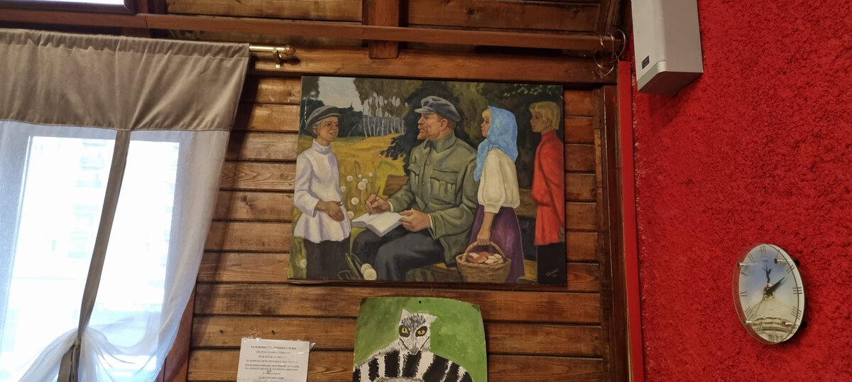 Чебуречная "СССР", интерьер, картина
