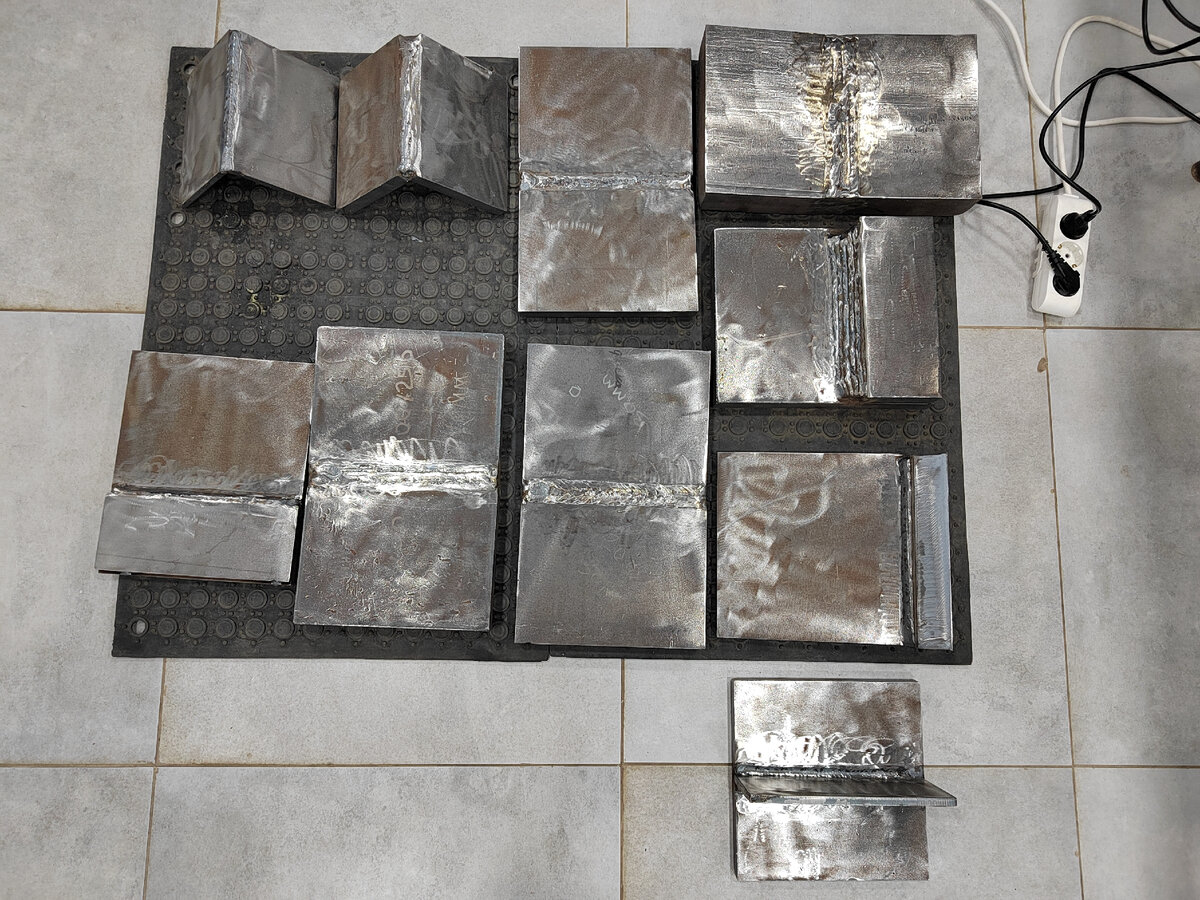 Демонстрационные образцы сварных соединений