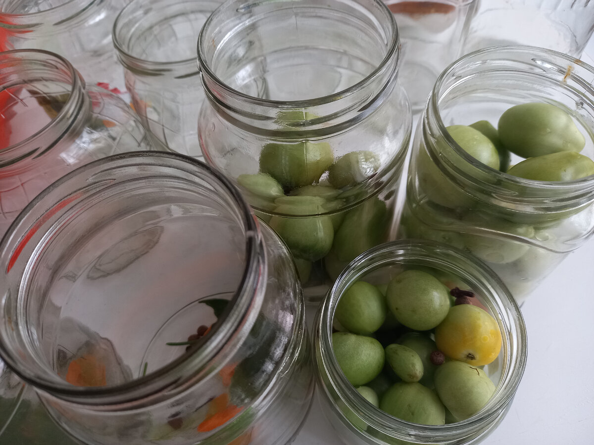 Фото автора. Подготовка к маринованию