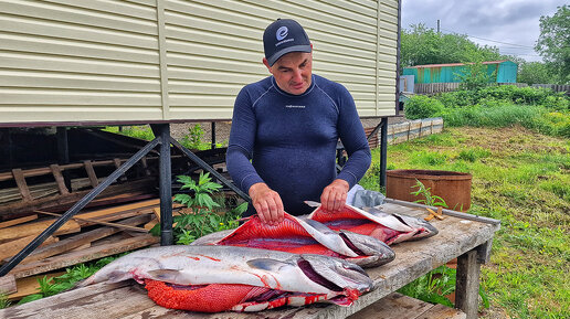 Вот оно счастье рыбака! За королевским лососем на Камчатку. Рыбалка на чавычу на реке Большая.
