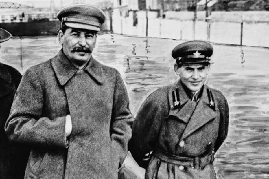 Иосиф Сталин и Николай Ежов