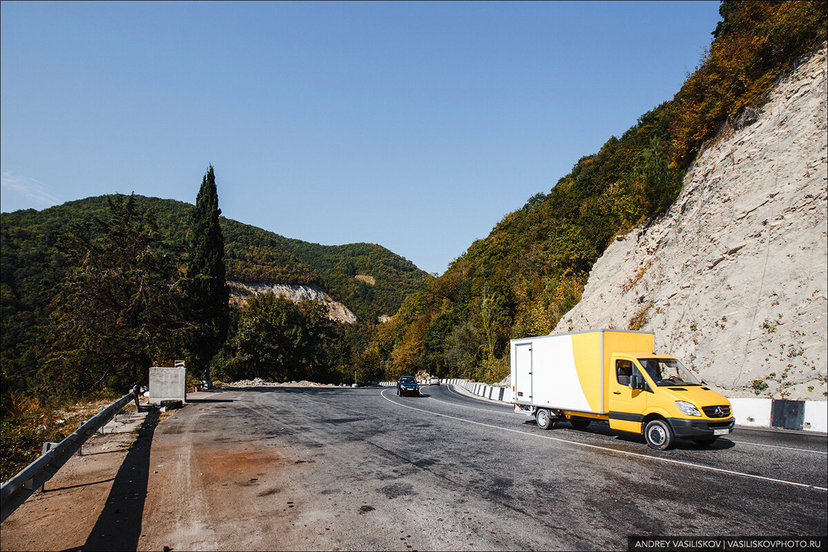 дорога "Туапсе - Сочи"