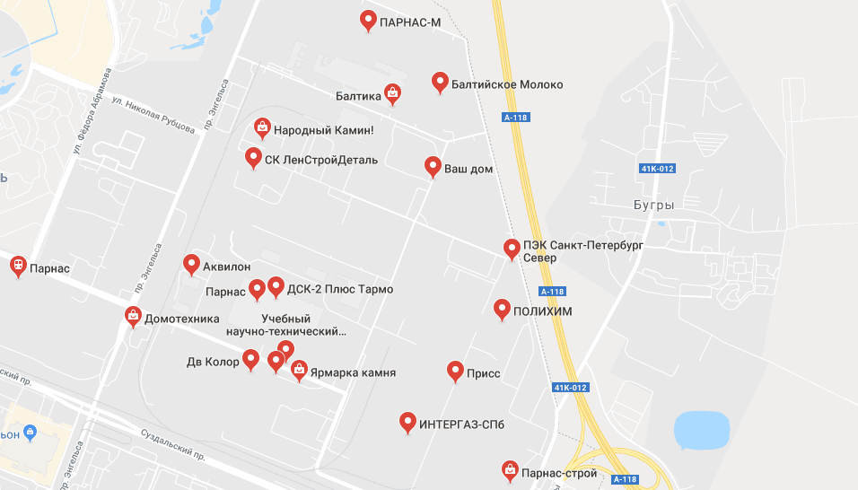 Карта санкт петербурга метро парнас