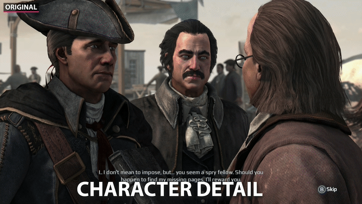 Видно явное ухудшение в ремастере.