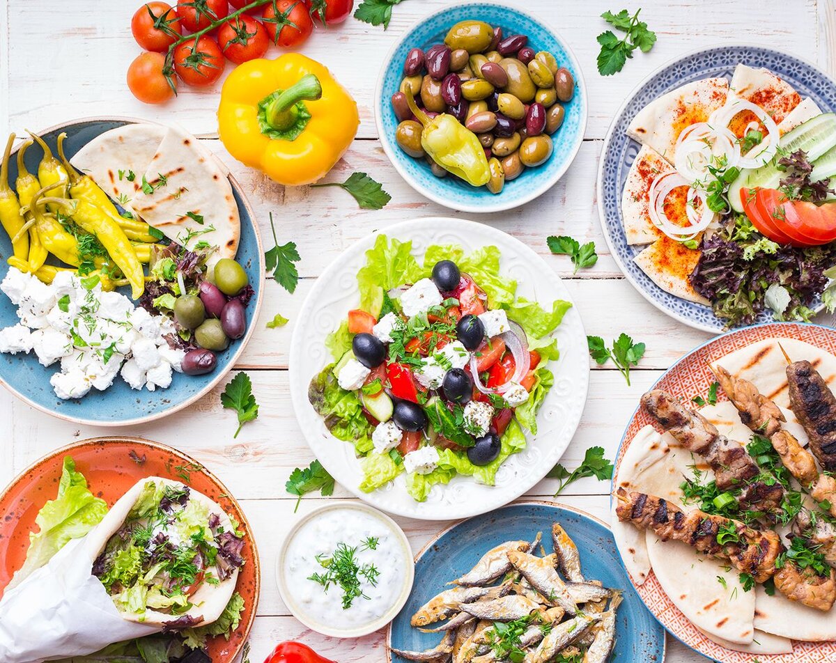 Свадебные греческие блюда