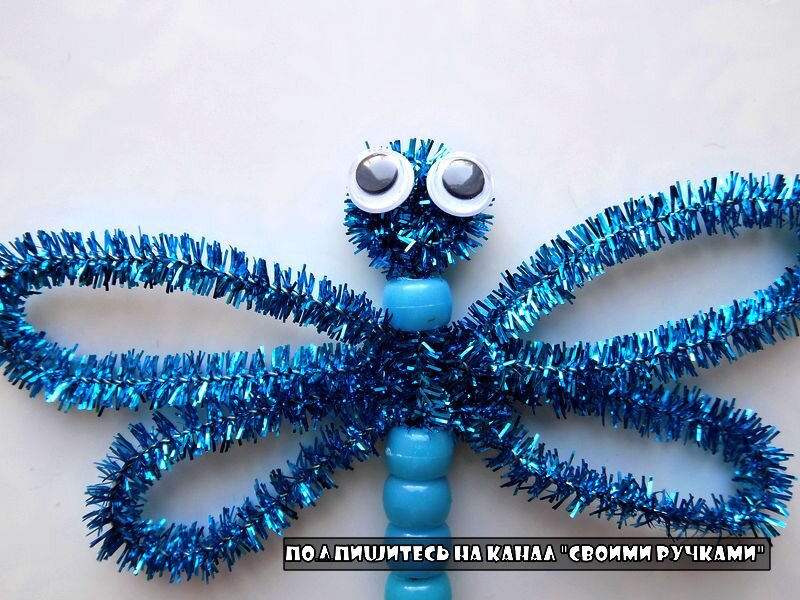 Дракон из синельной проволоки схема