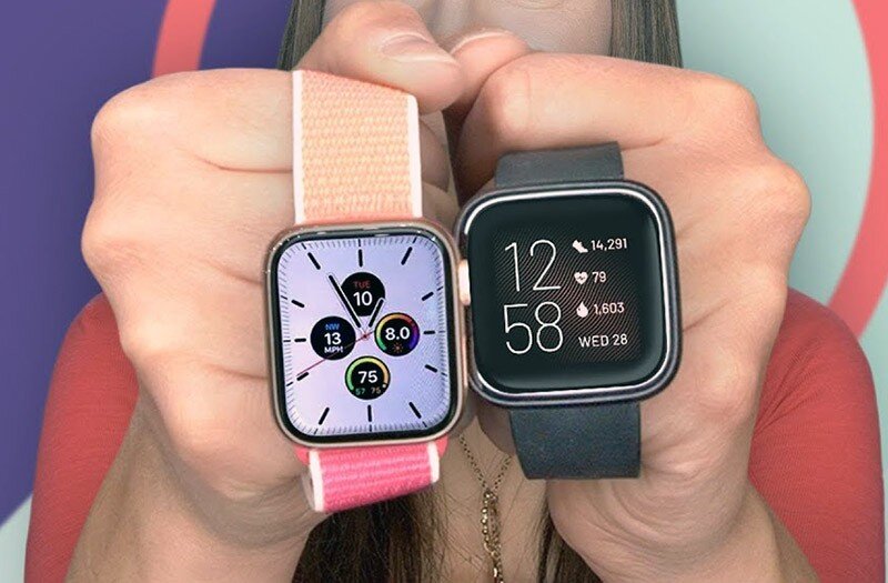 Apple watch series 5 vs fitbit versa 2 sale