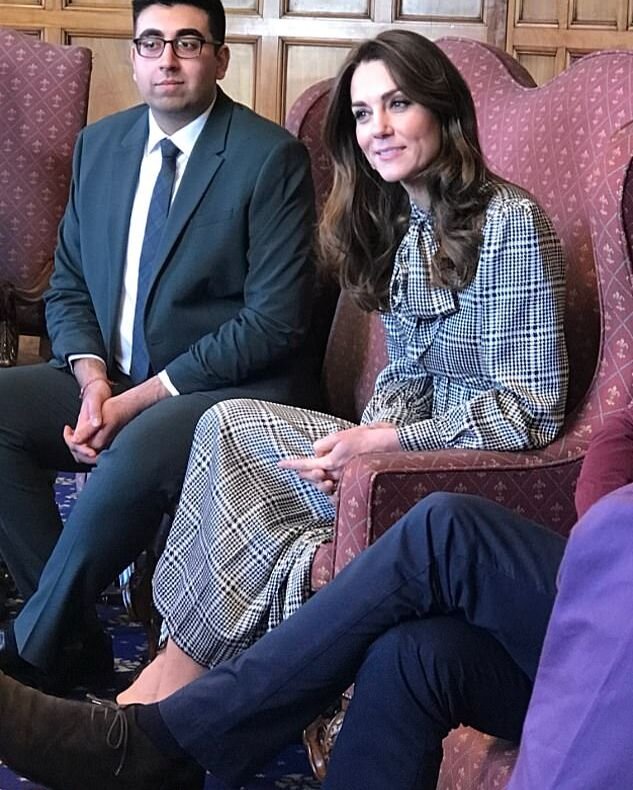 Кейт Миддлтон в платье Зара