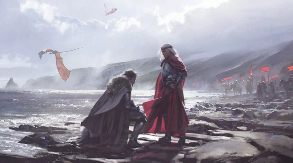 Торрхен Старк перед новым королём