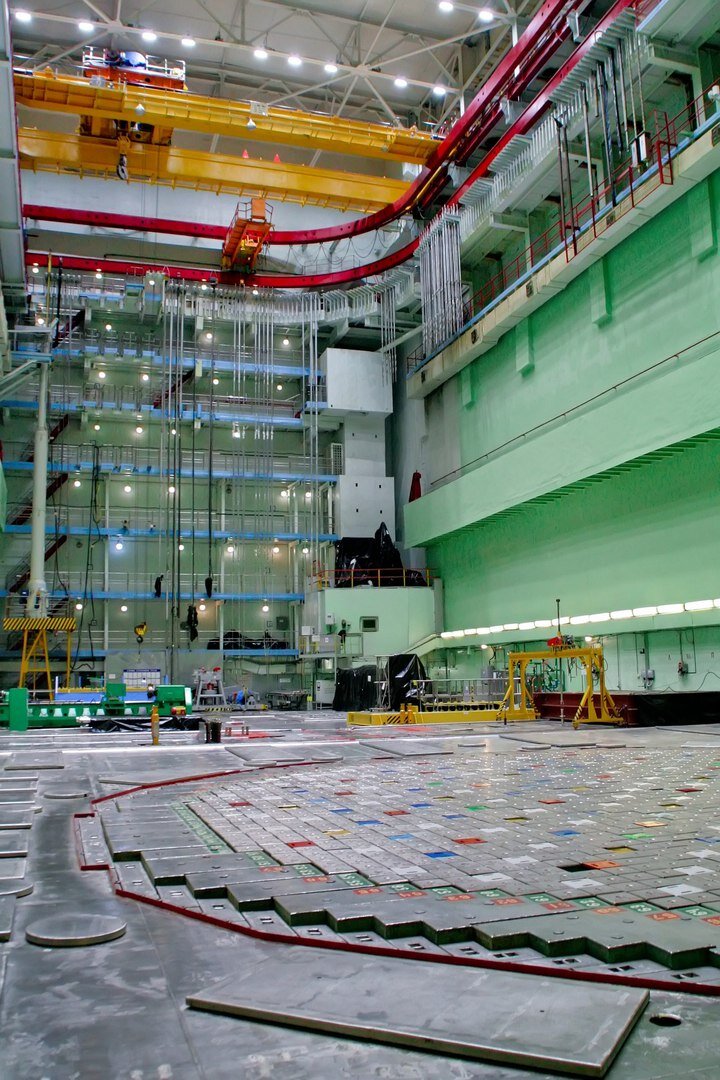 Реакторный зал 1-го энергоблока. Фото из официальной группы Смоленской АЭС вконтакте