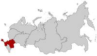 ЮФО на карте России