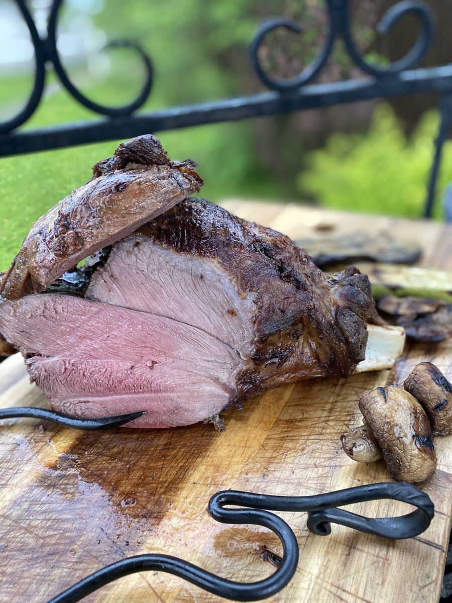 Запечённая баранья нога от AlexHomeKitchen 