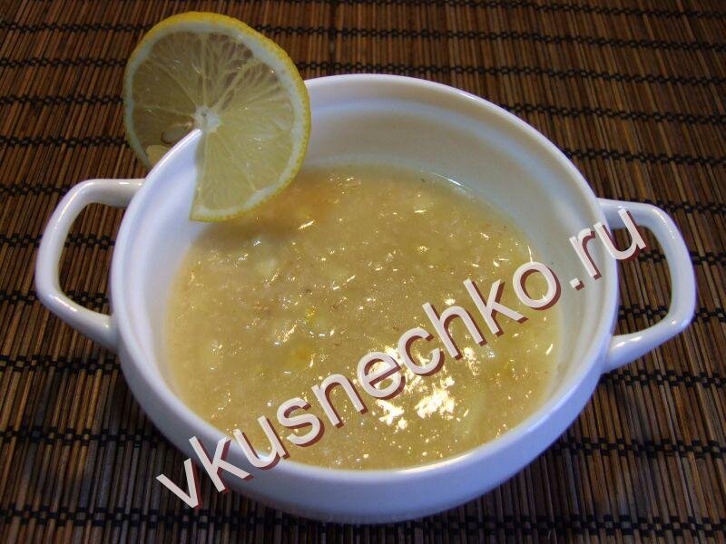 Яблочный суп
