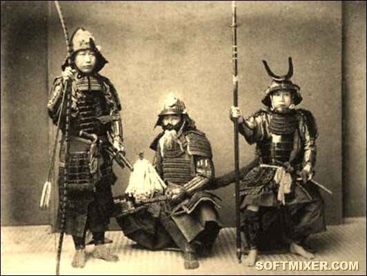 Одна из первых фотографий традиционных самураев. Источник: softmixer.com