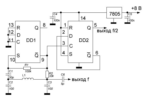 Рис. 2. Схема испытательного стенда.