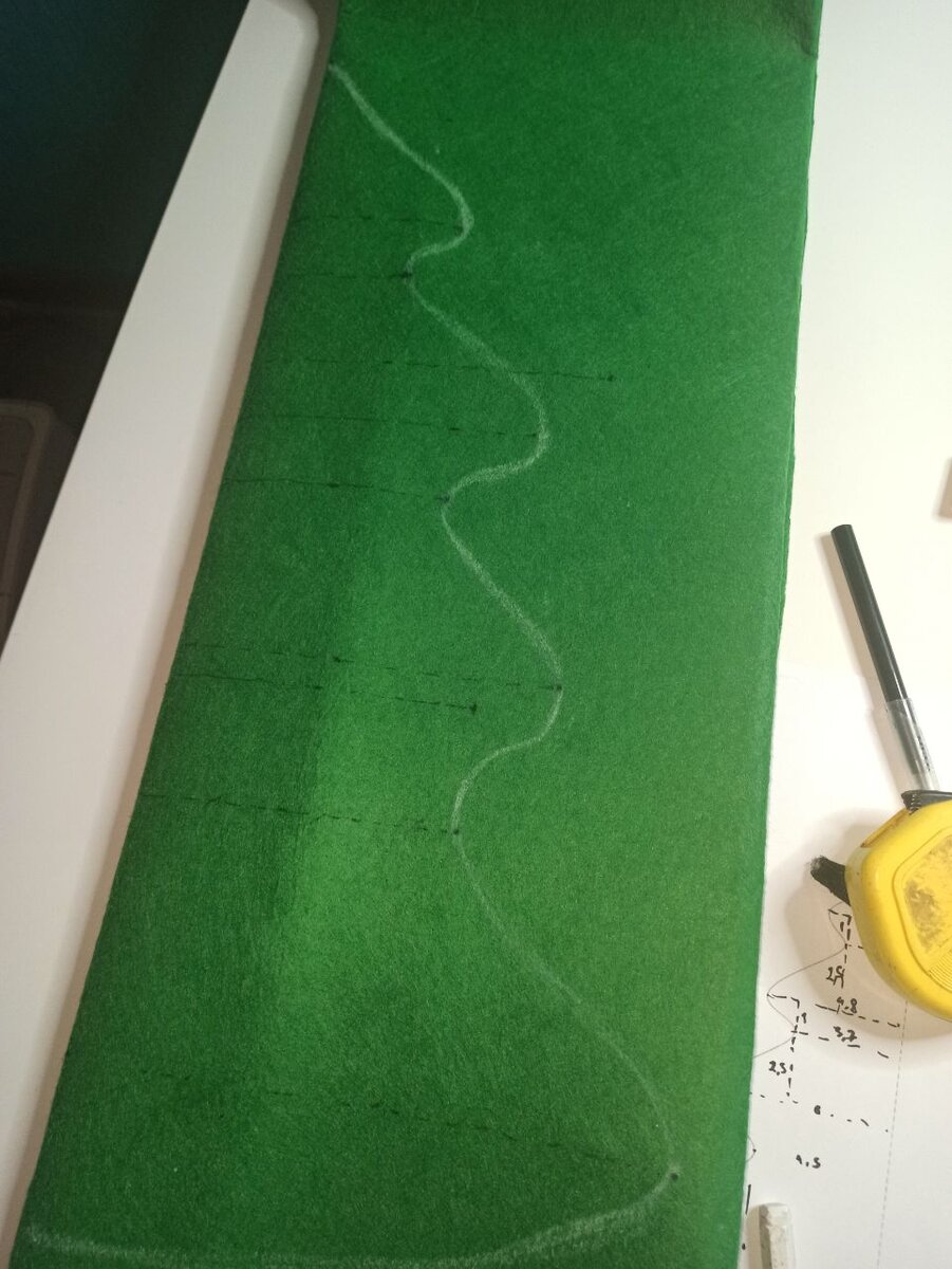 Процесс изготовления ёлки из фетра своими руками