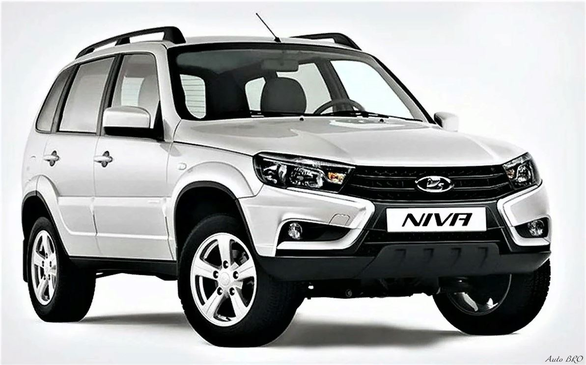 Рендер рестайлинга Нивы в фирменной Х-стиле АвтоВАЗа.