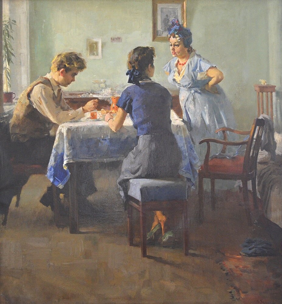 Виктор Зарецкий (1925—1990). Тёща. 1954. Донецкий художественный музей