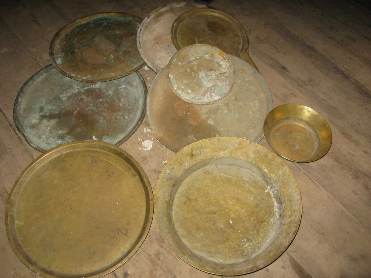 Самоварные подносы разной формы