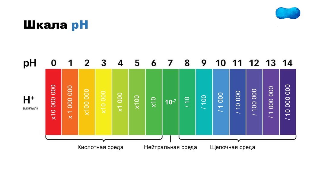 Шкала pH