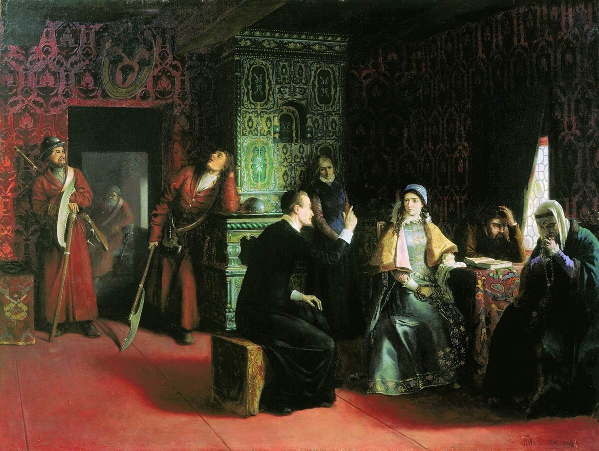 Михаил Клодт «Поляки в русском плену»