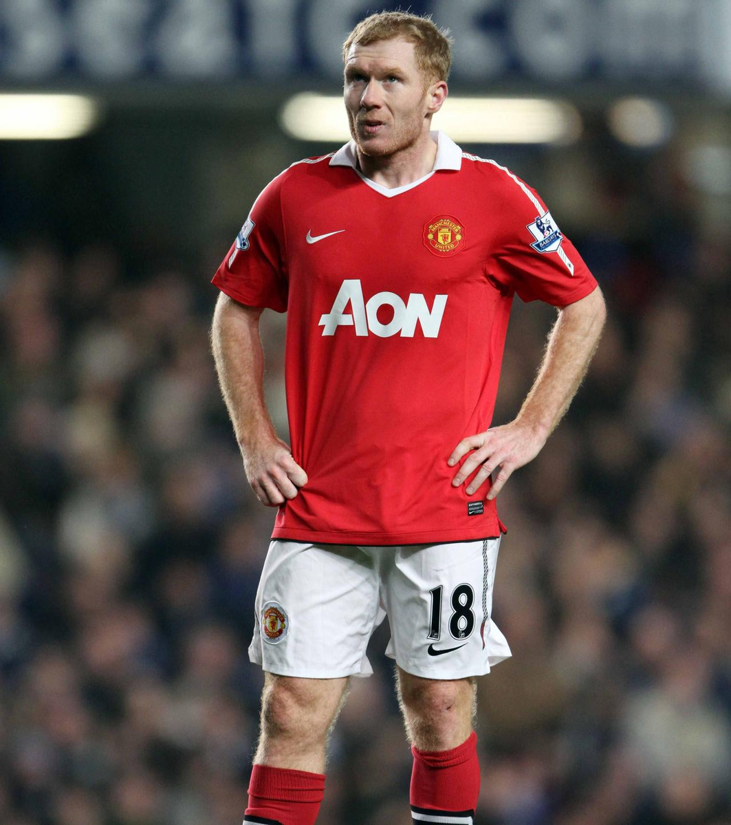 Футболист Манчестер Юнайтед Scholes