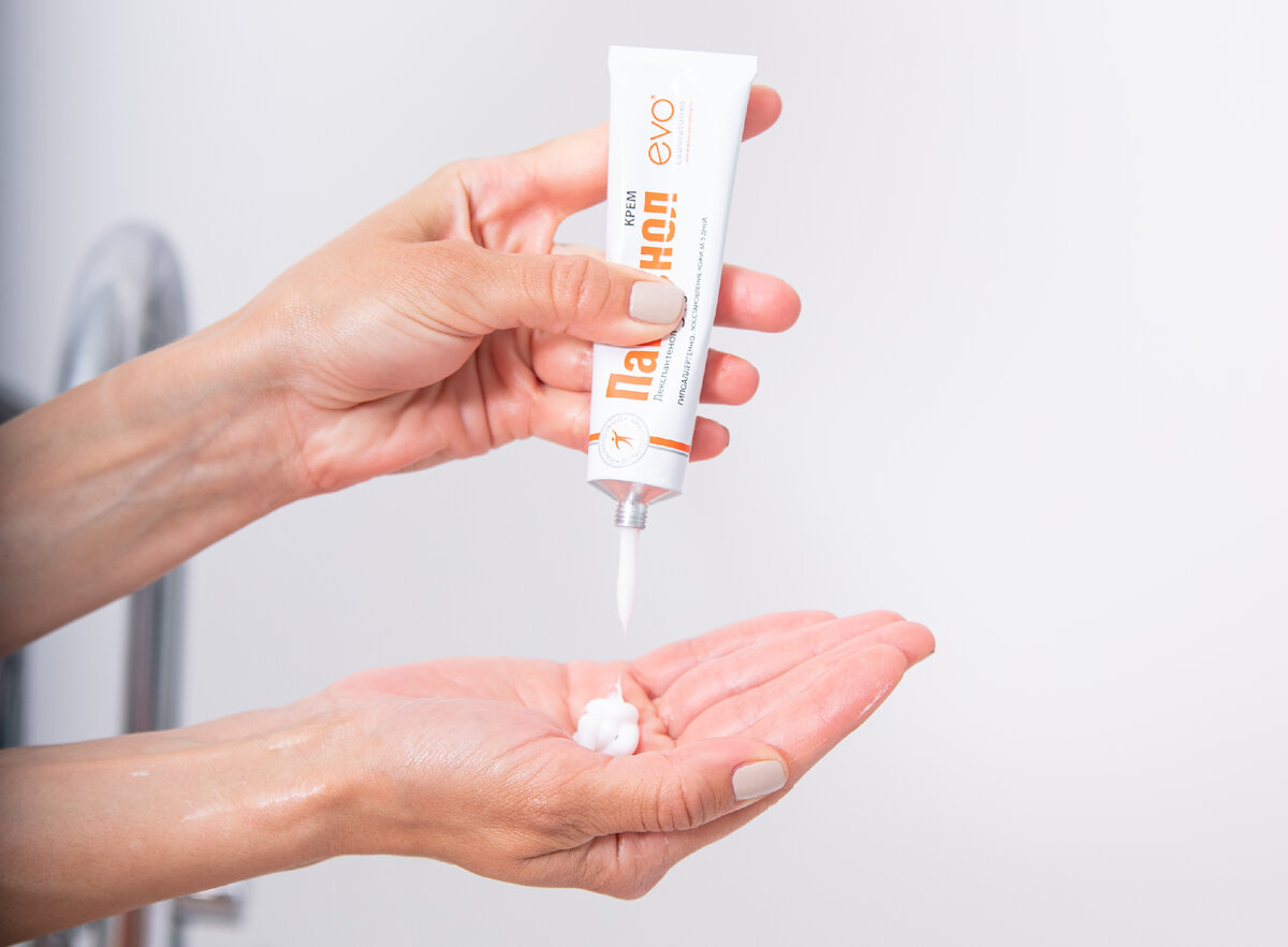 Универсальный крем Пантенол EVO для сухой и раздраженной кожи 