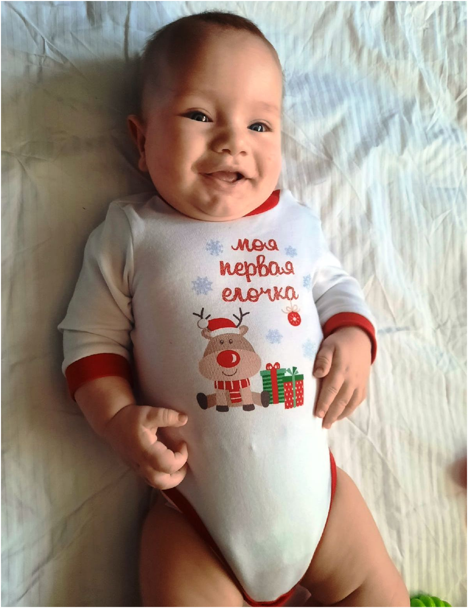 Первый новый год сына, личное фото автора