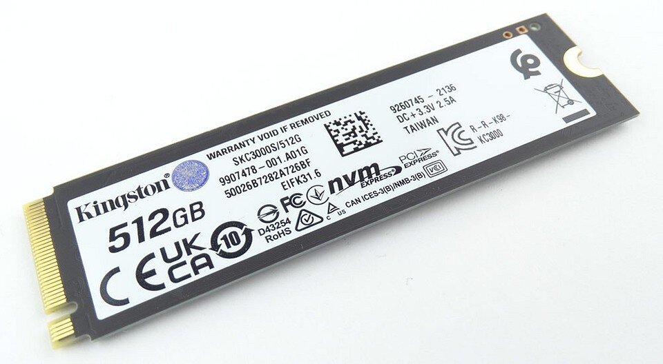 Ssd kingston skc3000s 1024g m 2