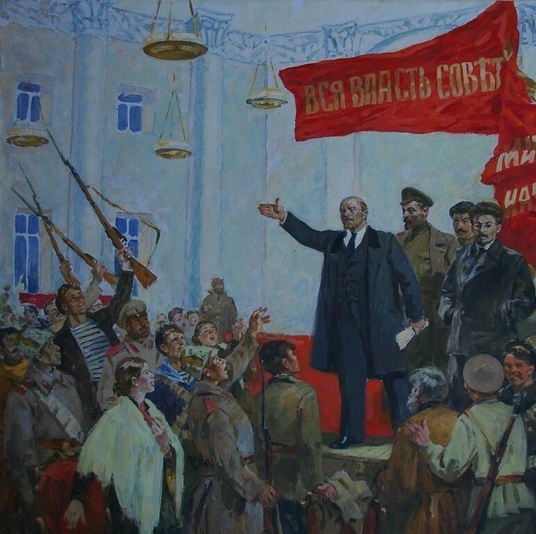 Картины октябрьской революции 1917