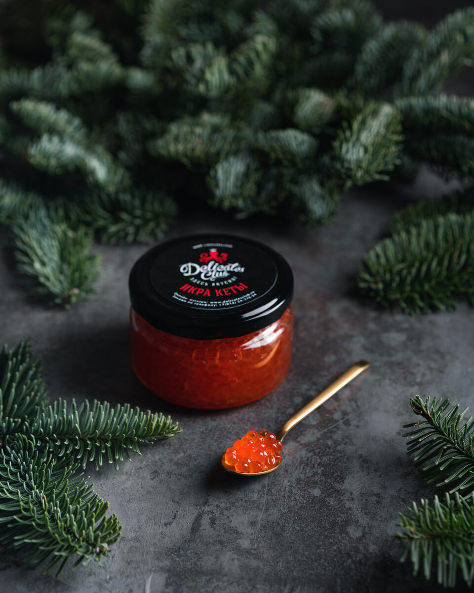 Икра кеты, стекло, 235 г