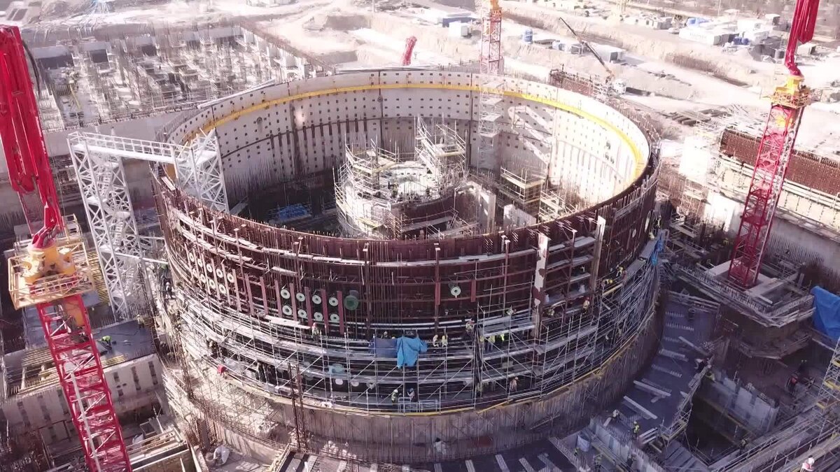 АЭС Аккую которую строит Россия в Турции