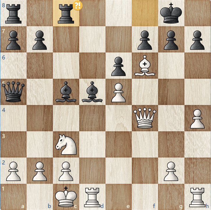 ход белых, как бы Вы сыграли?