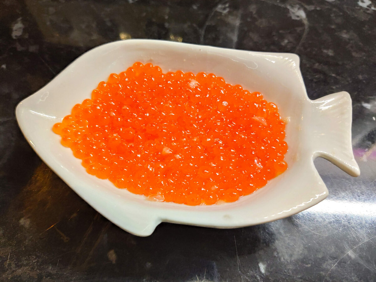 икра бонусом попалась в замороженной рыбе