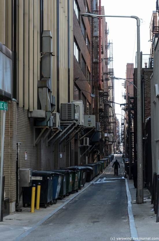 Бостон, переулки