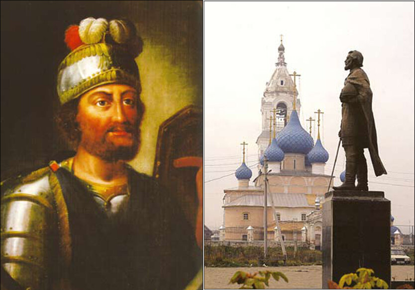 Е. Павлов. Князь Пожарский.  Холст, масло. 1812 год.