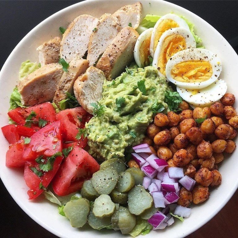 Радующая глаз картинка красивой вкусной еды. О том, как я вкусно и здорово питаюсь, я ещё напишу