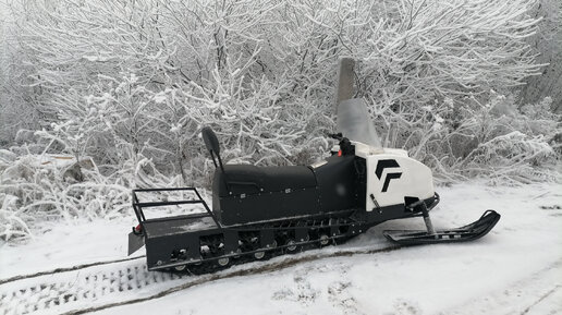 Самодельный снегоход 02 ,сборка часть №4,установка ходовой.