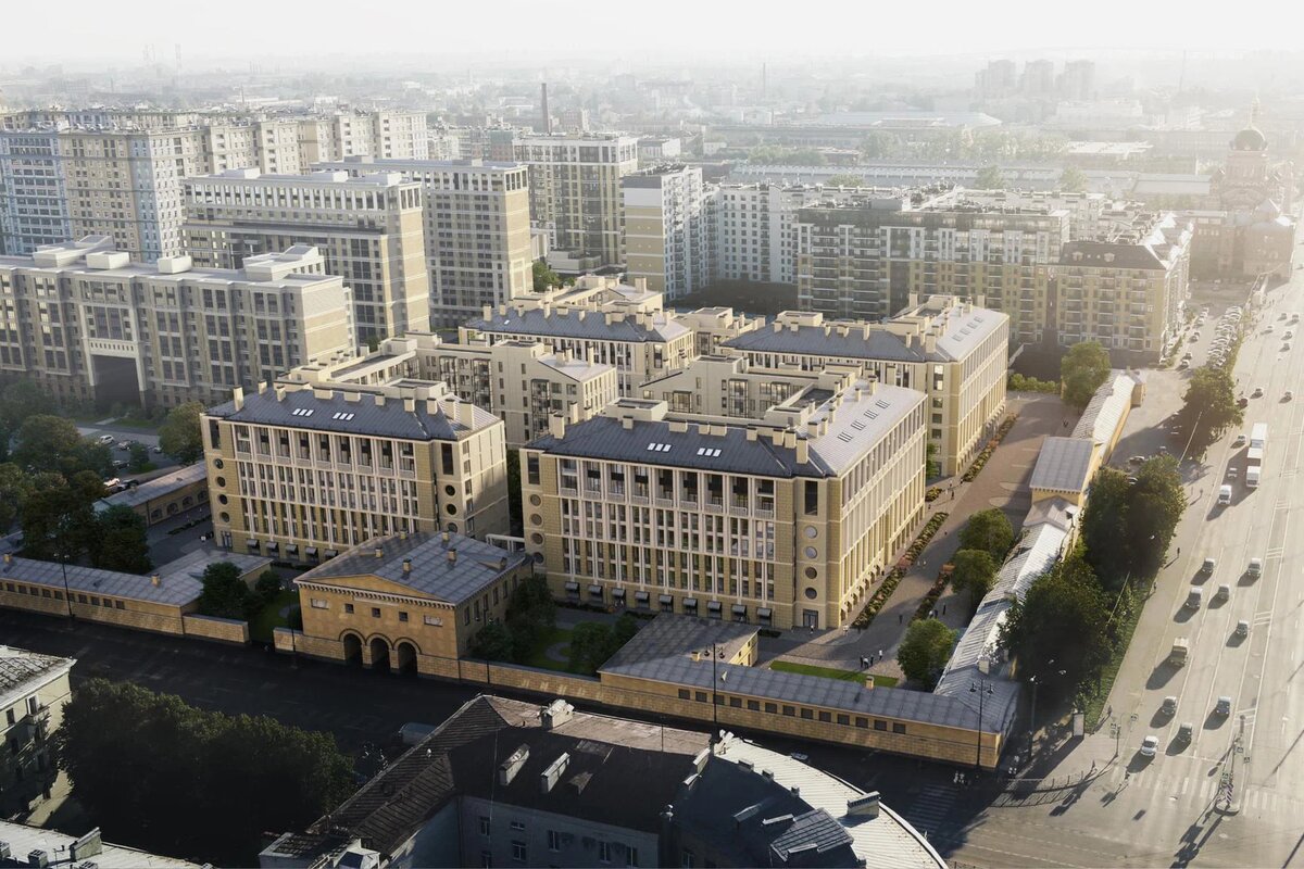 Жилой комплекс на Московском проспекте в Санкт-Петербурге